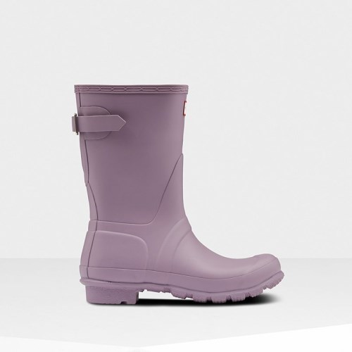 Hunter Original Back Adjustable Short Rain Boots For Womens - NZ H1738